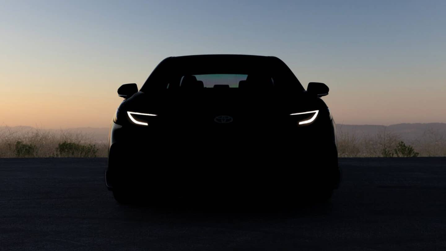 2025 Toyota Camry Seemingly Emerges in Shadowy Teaser