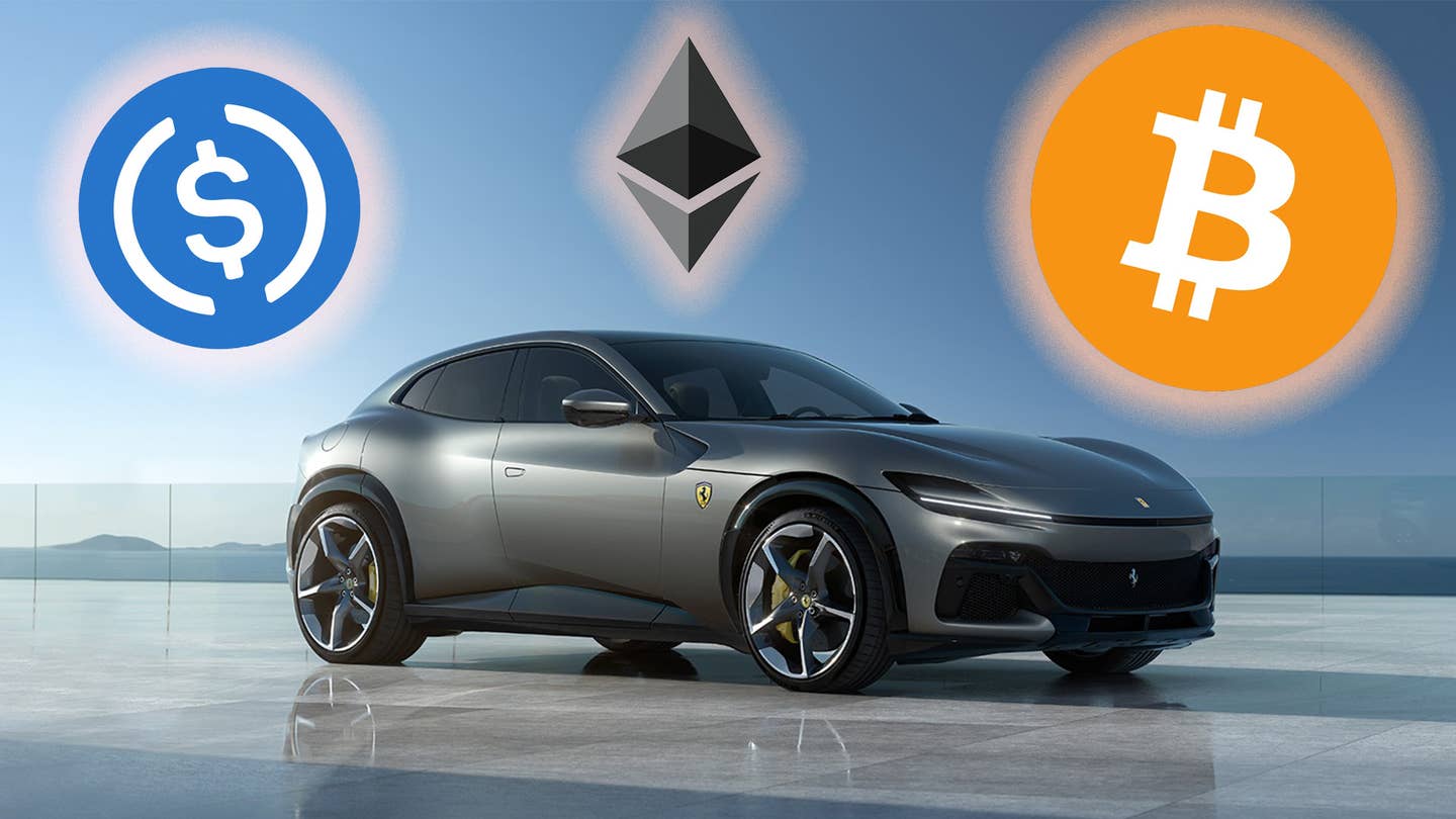 Ferrari Now Accepts Payment in Cryptocurrency Like It’s Still 2021