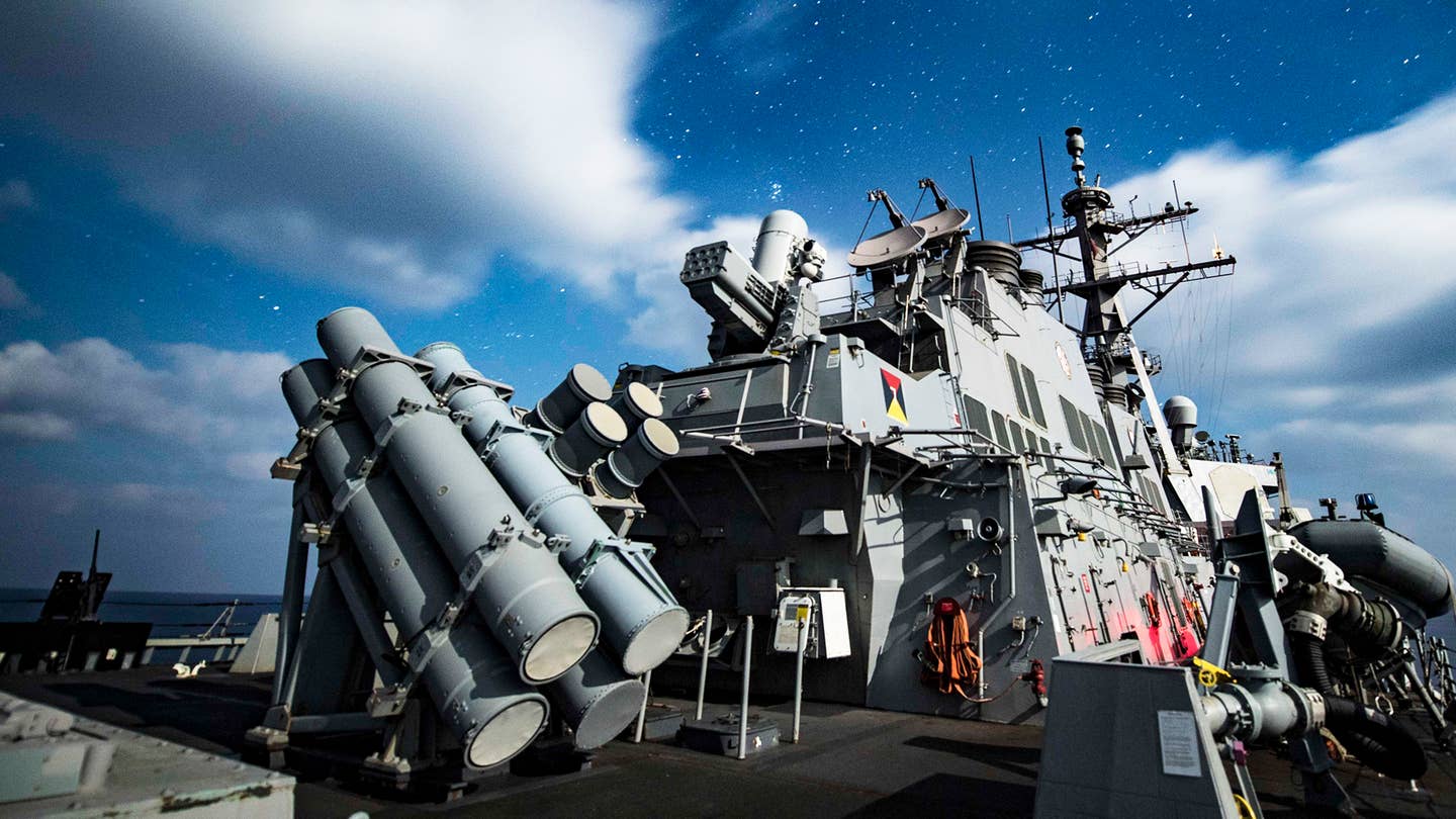Uss Carney shot down multiple drones and cruise missiles over the Red Sea